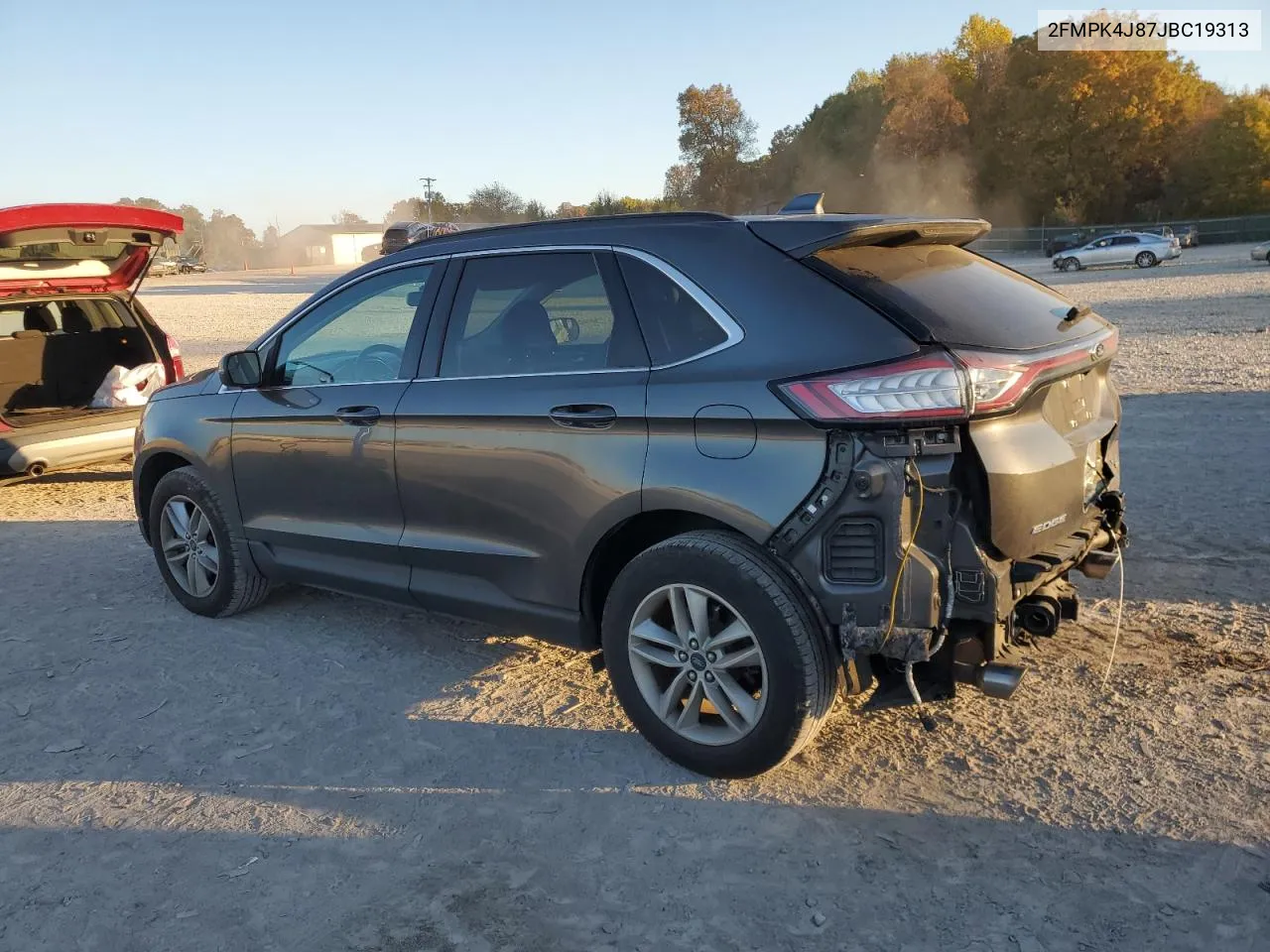 2018 Ford Edge Sel VIN: 2FMPK4J87JBC19313 Lot: 77551424