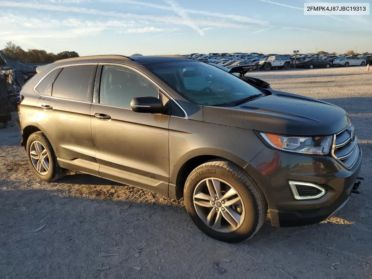 2018 Ford Edge Sel VIN: 2FMPK4J87JBC19313 Lot: 77551424