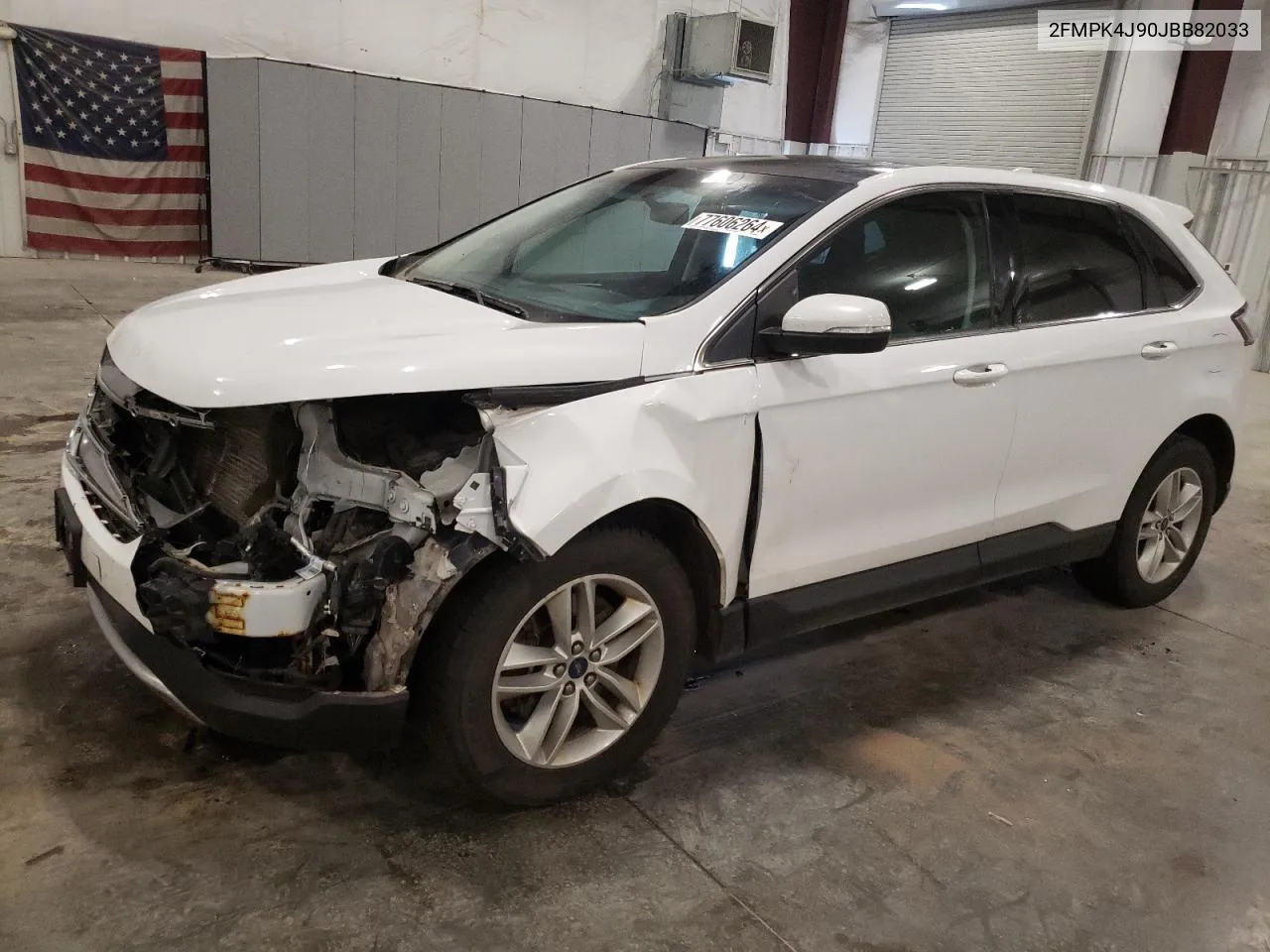 2018 Ford Edge Sel VIN: 2FMPK4J90JBB82033 Lot: 77606264