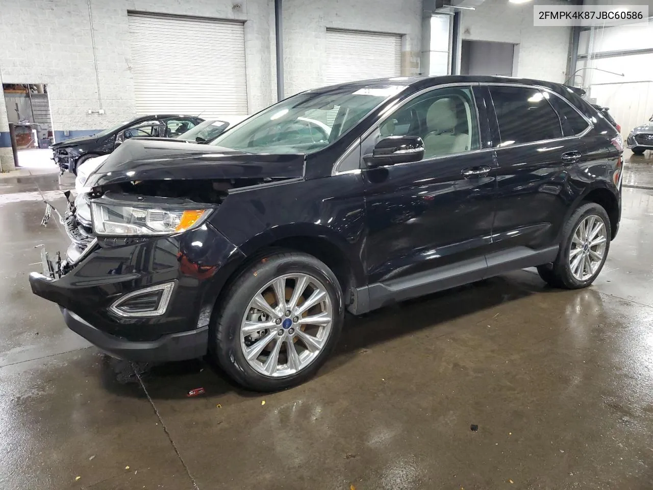 2018 Ford Edge Titanium VIN: 2FMPK4K87JBC60586 Lot: 77668654