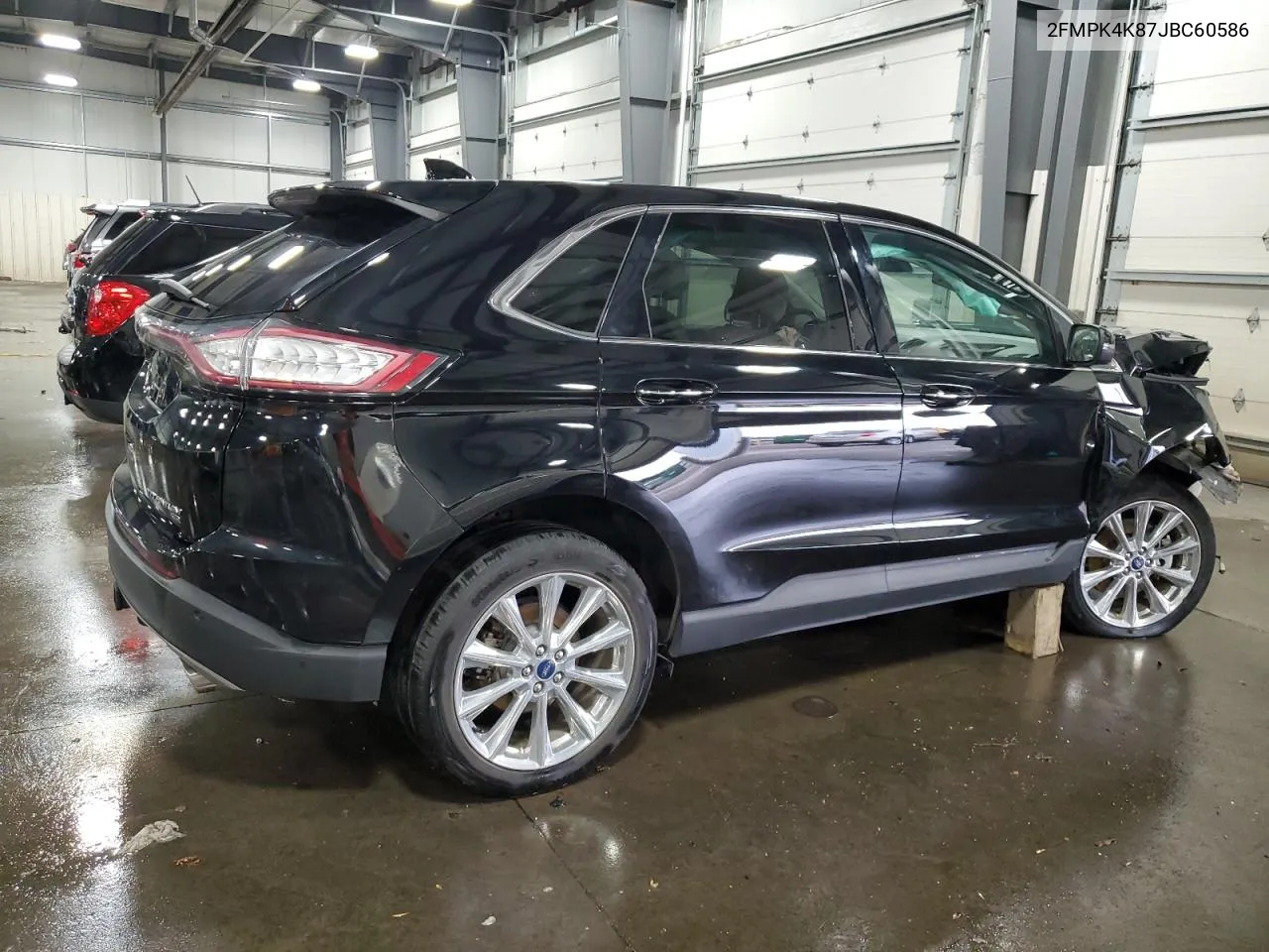 2018 Ford Edge Titanium VIN: 2FMPK4K87JBC60586 Lot: 77668654