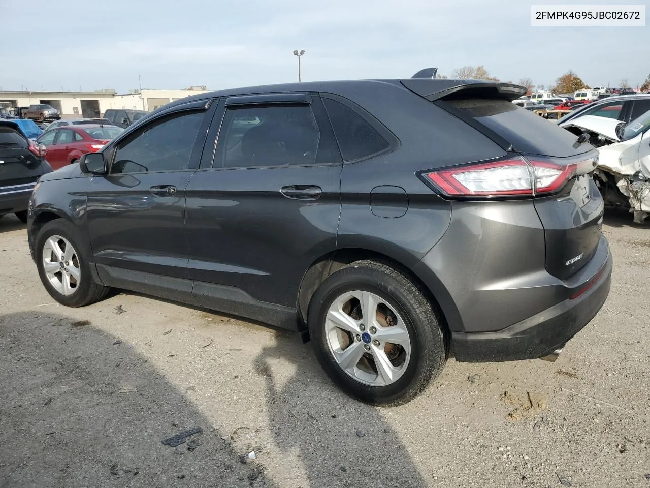 2018 Ford Edge Se VIN: 2FMPK4G95JBC02672 Lot: 77846744