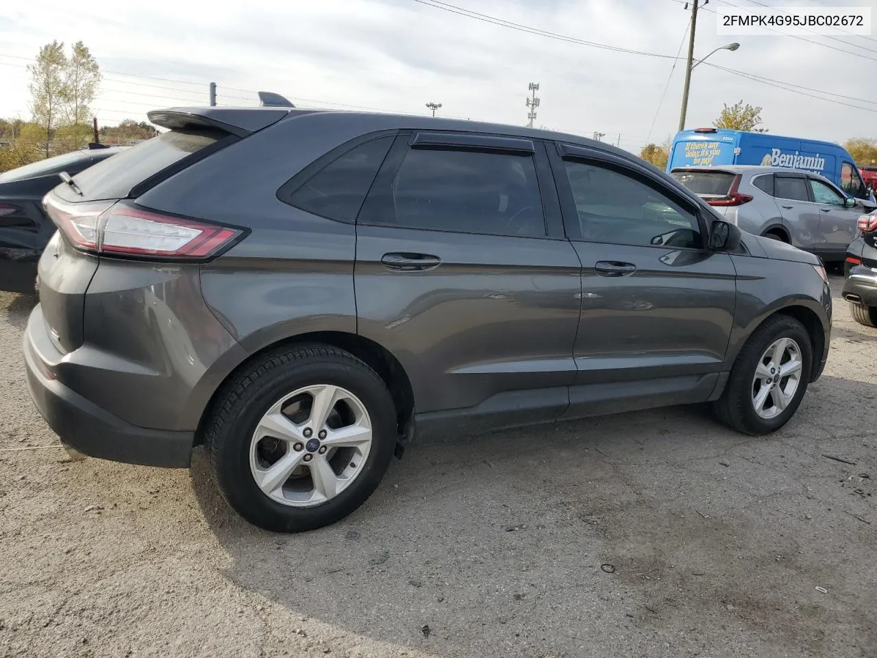 2018 Ford Edge Se VIN: 2FMPK4G95JBC02672 Lot: 77846744