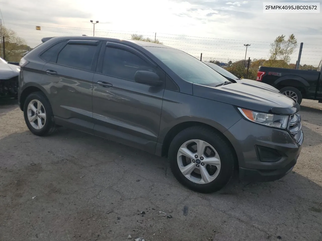 2018 Ford Edge Se VIN: 2FMPK4G95JBC02672 Lot: 77846744