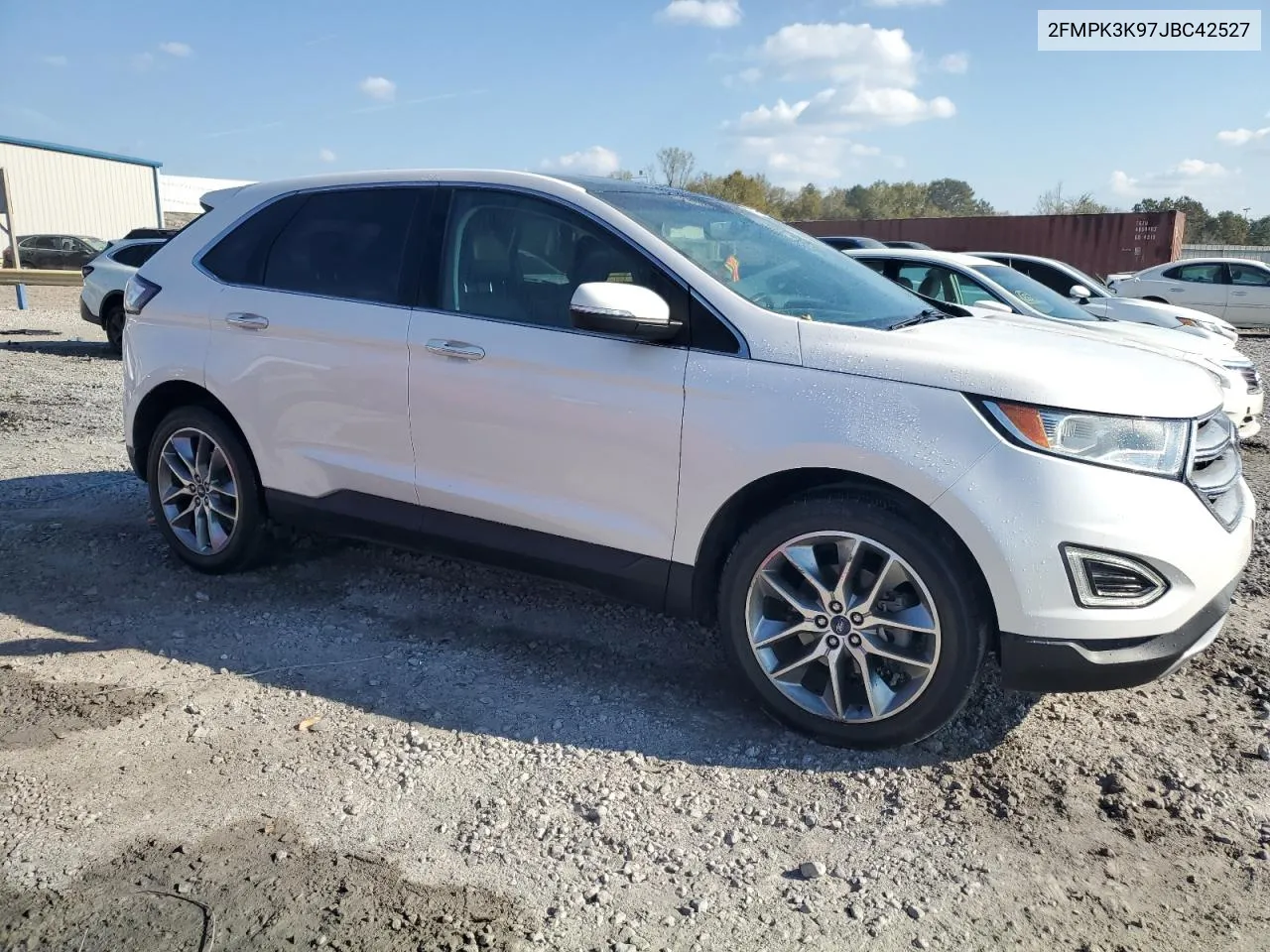 2018 Ford Edge Titanium VIN: 2FMPK3K97JBC42527 Lot: 77964344