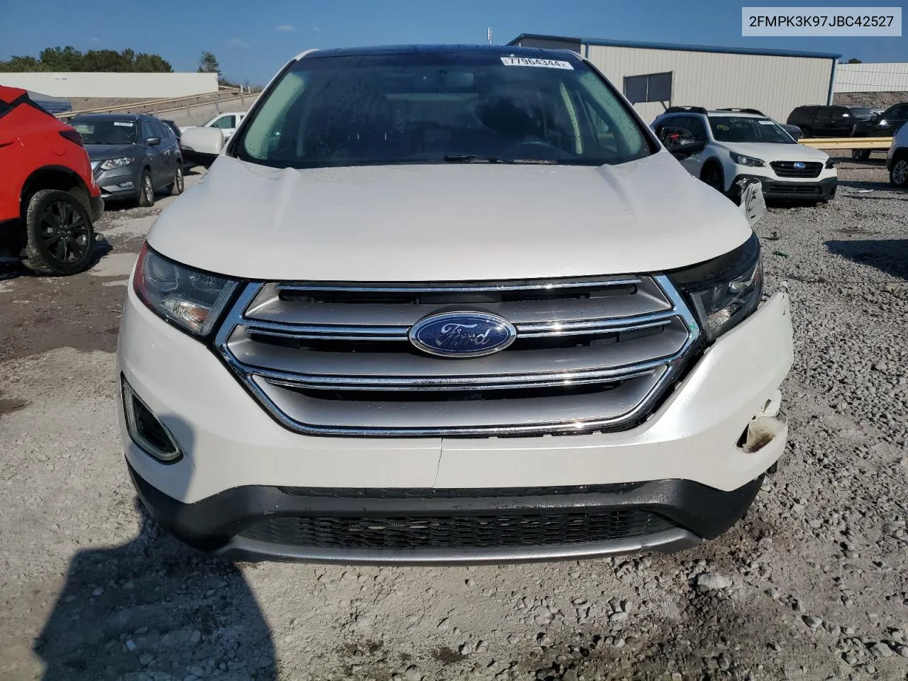 2018 Ford Edge Titanium VIN: 2FMPK3K97JBC42527 Lot: 77964344