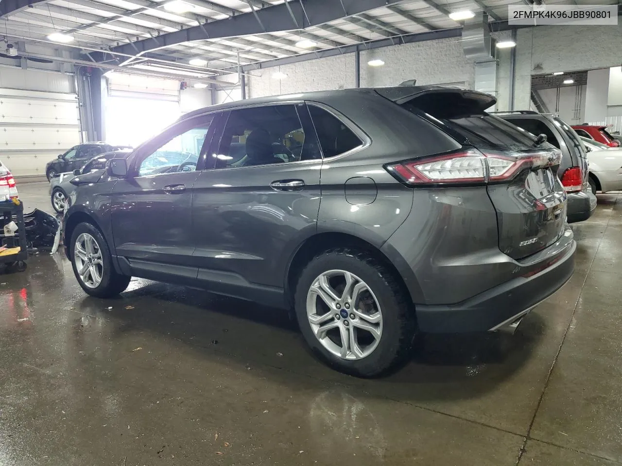 2018 Ford Edge Titanium VIN: 2FMPK4K96JBB90801 Lot: 78075934