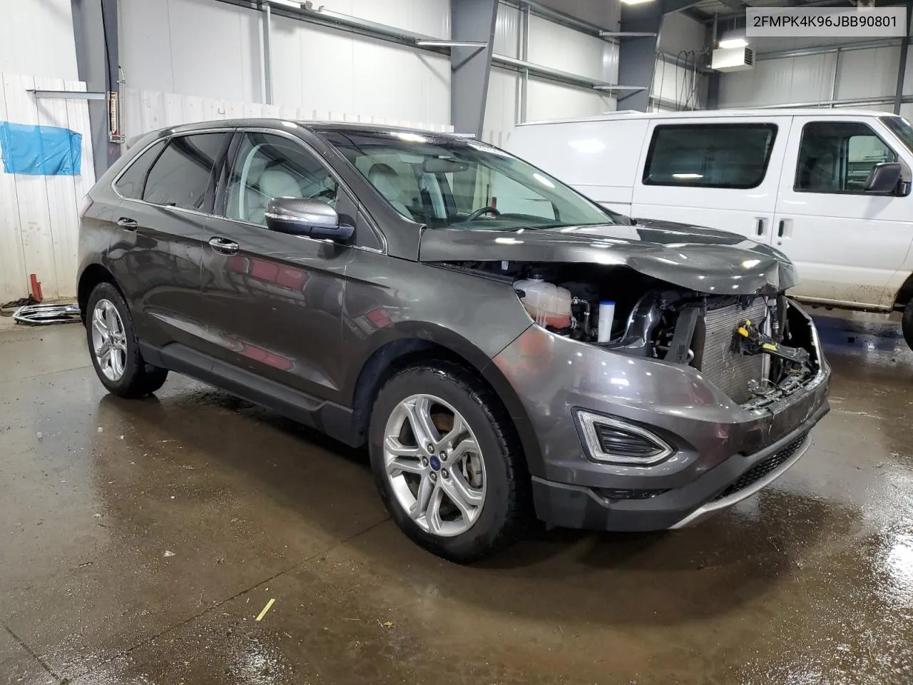 2018 Ford Edge Titanium VIN: 2FMPK4K96JBB90801 Lot: 78075934