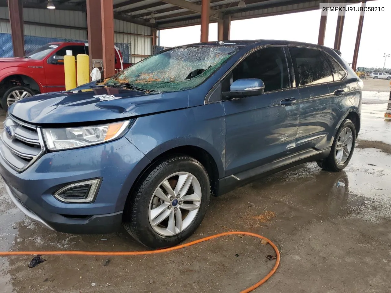 2018 Ford Edge Sel VIN: 2FMPK3J91JBC58210 Lot: 78082734