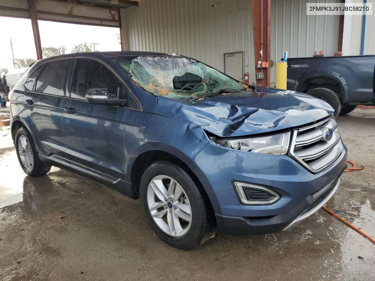 2018 Ford Edge Sel VIN: 2FMPK3J91JBC58210 Lot: 78082734