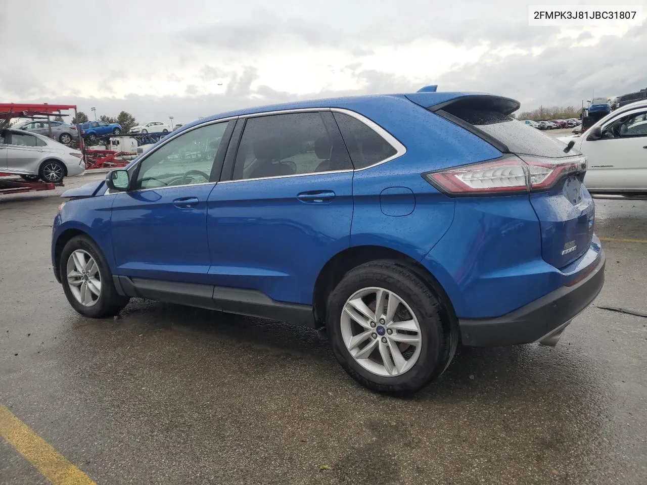 2018 Ford Edge Sel VIN: 2FMPK3J81JBC31807 Lot: 78166734