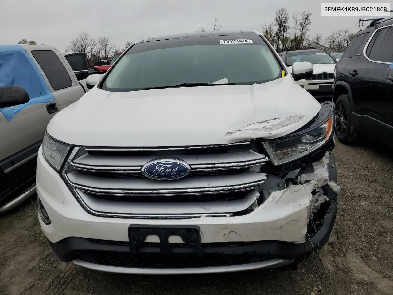 2018 Ford Edge Titanium VIN: 2FMPK4K89JBC21868 Lot: 78183404