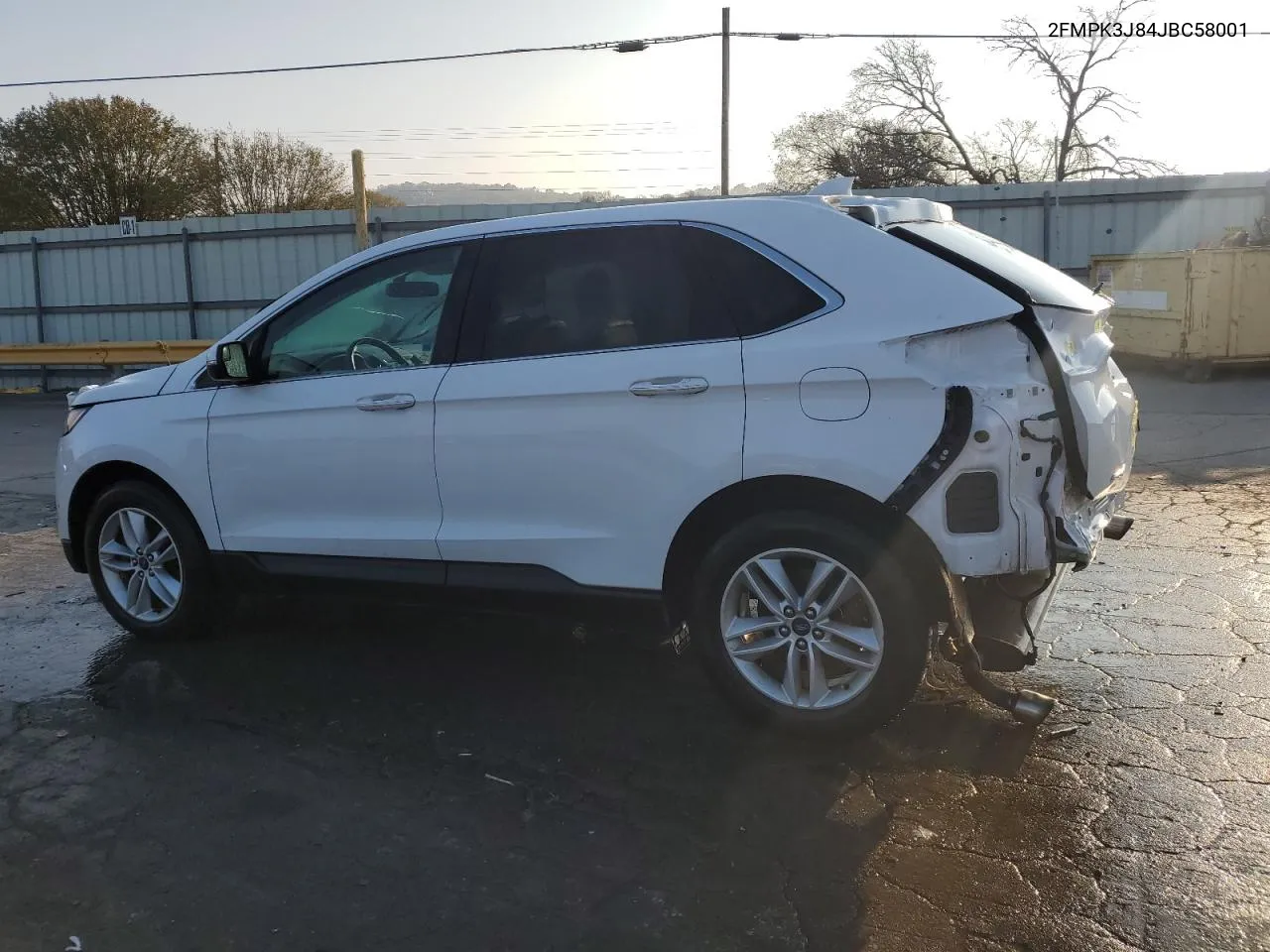 2018 Ford Edge Sel VIN: 2FMPK3J84JBC58001 Lot: 78186124