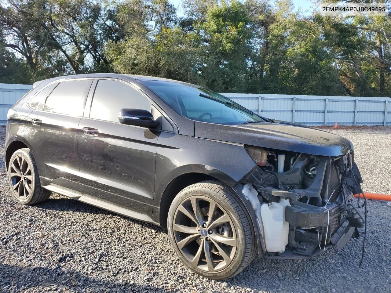 2018 Ford Edge Sport VIN: 2FMPK4AP0JBC49695 Lot: 78349394