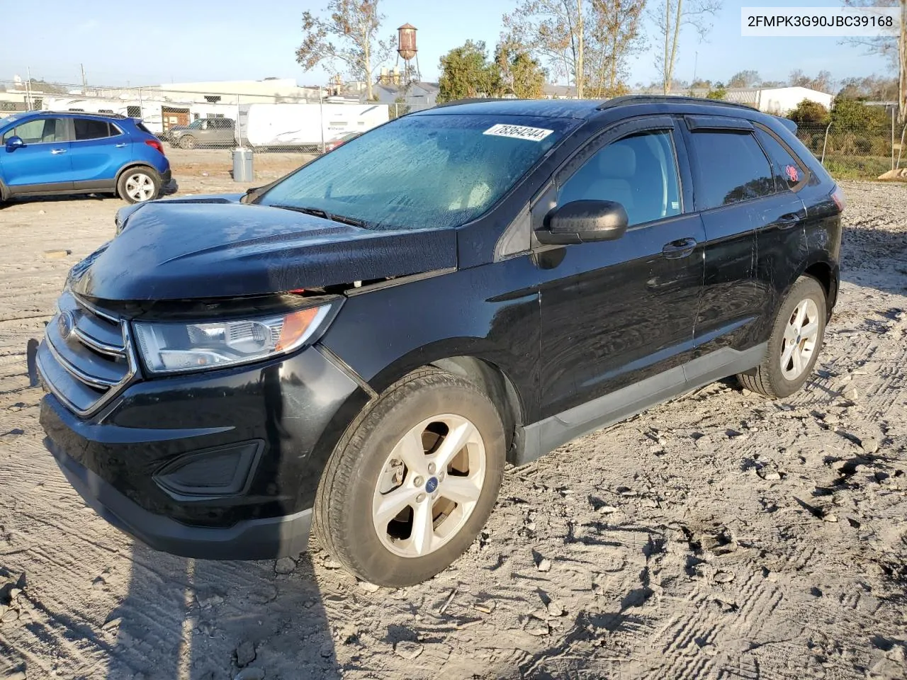 2018 Ford Edge Se VIN: 2FMPK3G90JBC39168 Lot: 78364244