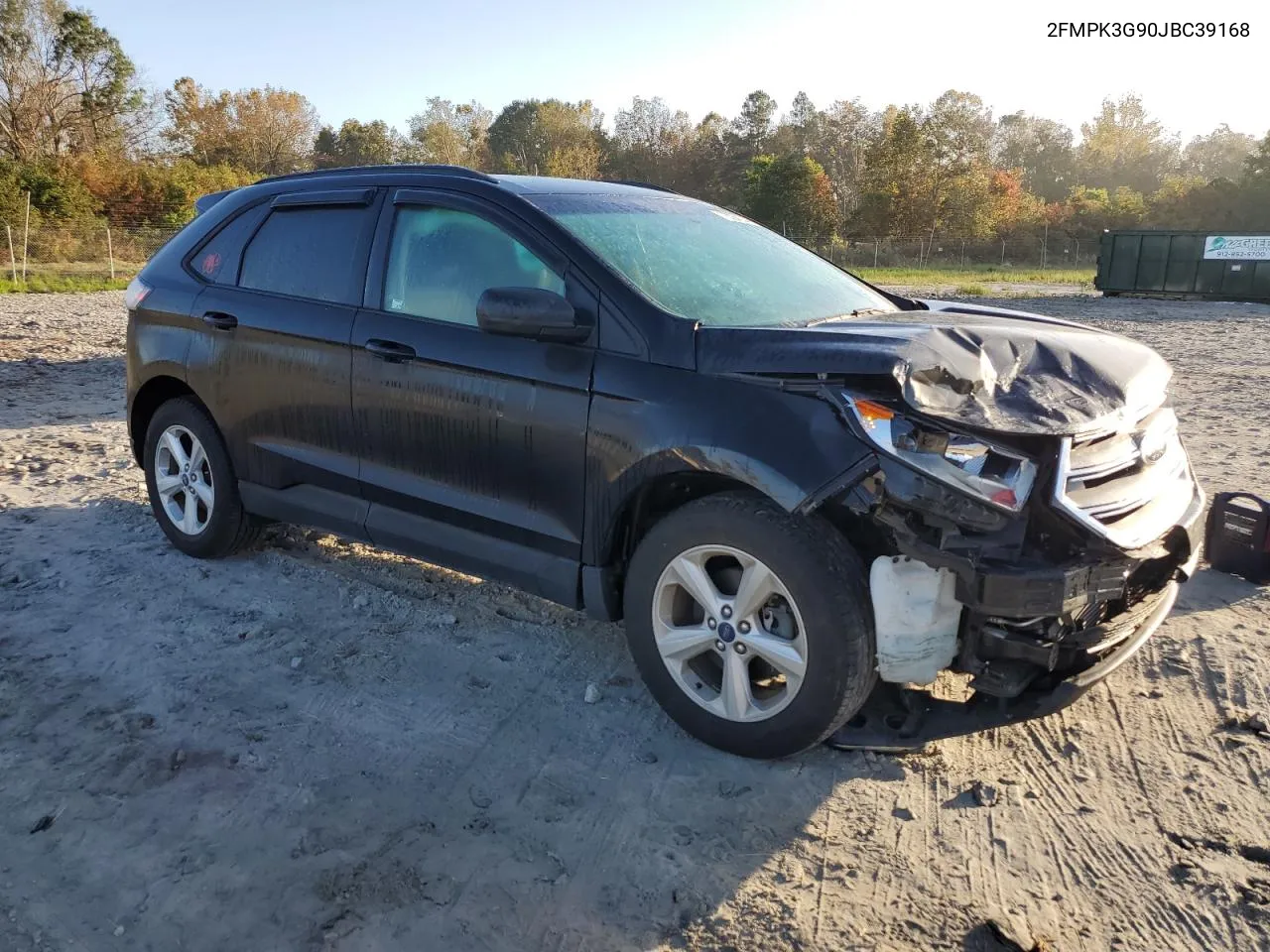 2018 Ford Edge Se VIN: 2FMPK3G90JBC39168 Lot: 78364244