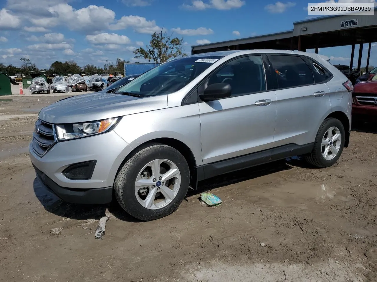 2018 Ford Edge Se VIN: 2FMPK3G92JBB49939 Lot: 78400604