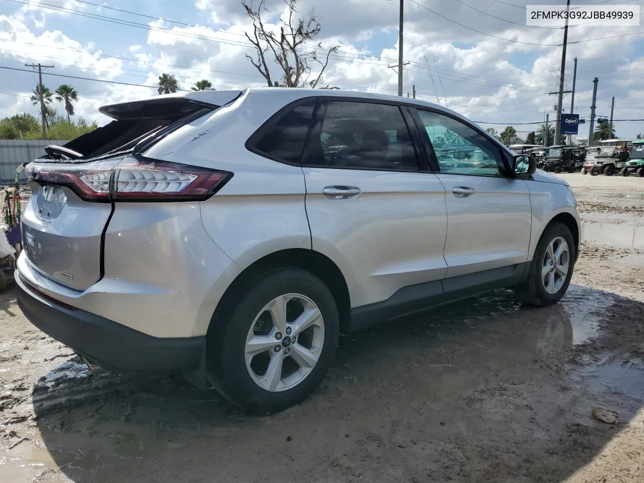 2018 Ford Edge Se VIN: 2FMPK3G92JBB49939 Lot: 78400604