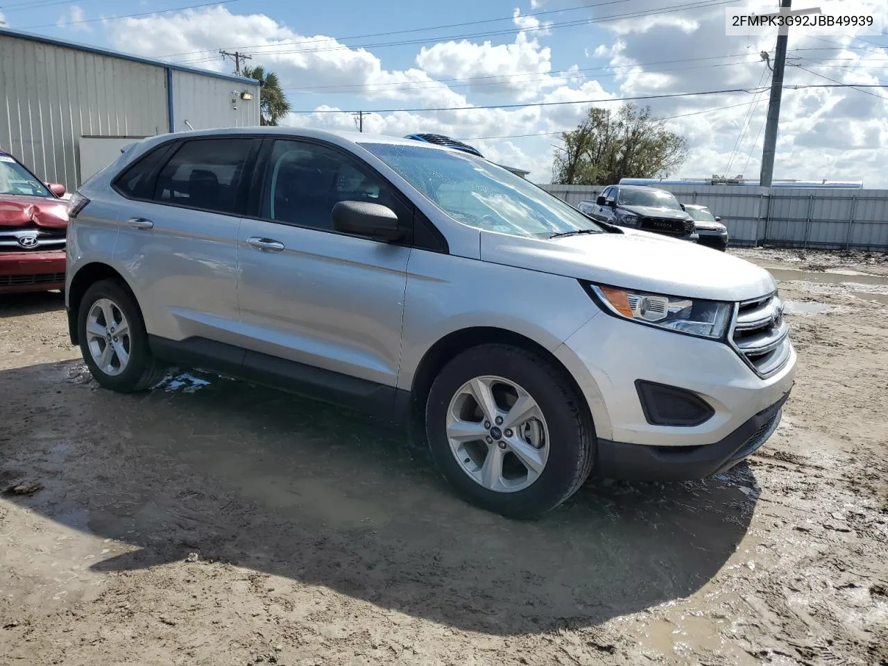 2018 Ford Edge Se VIN: 2FMPK3G92JBB49939 Lot: 78400604