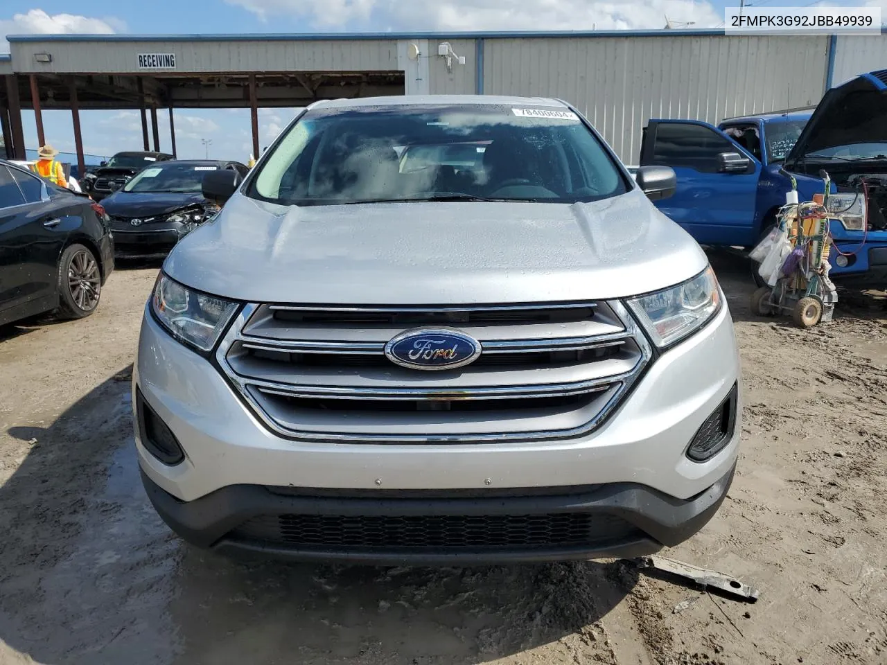 2018 Ford Edge Se VIN: 2FMPK3G92JBB49939 Lot: 78400604