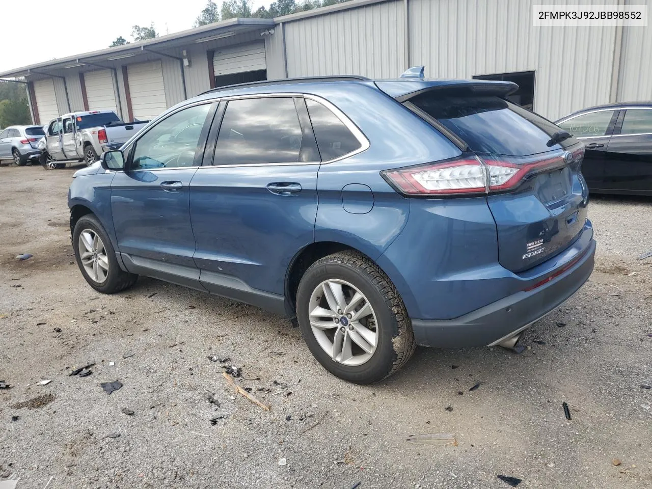 2018 Ford Edge Sel VIN: 2FMPK3J92JBB98552 Lot: 78428574