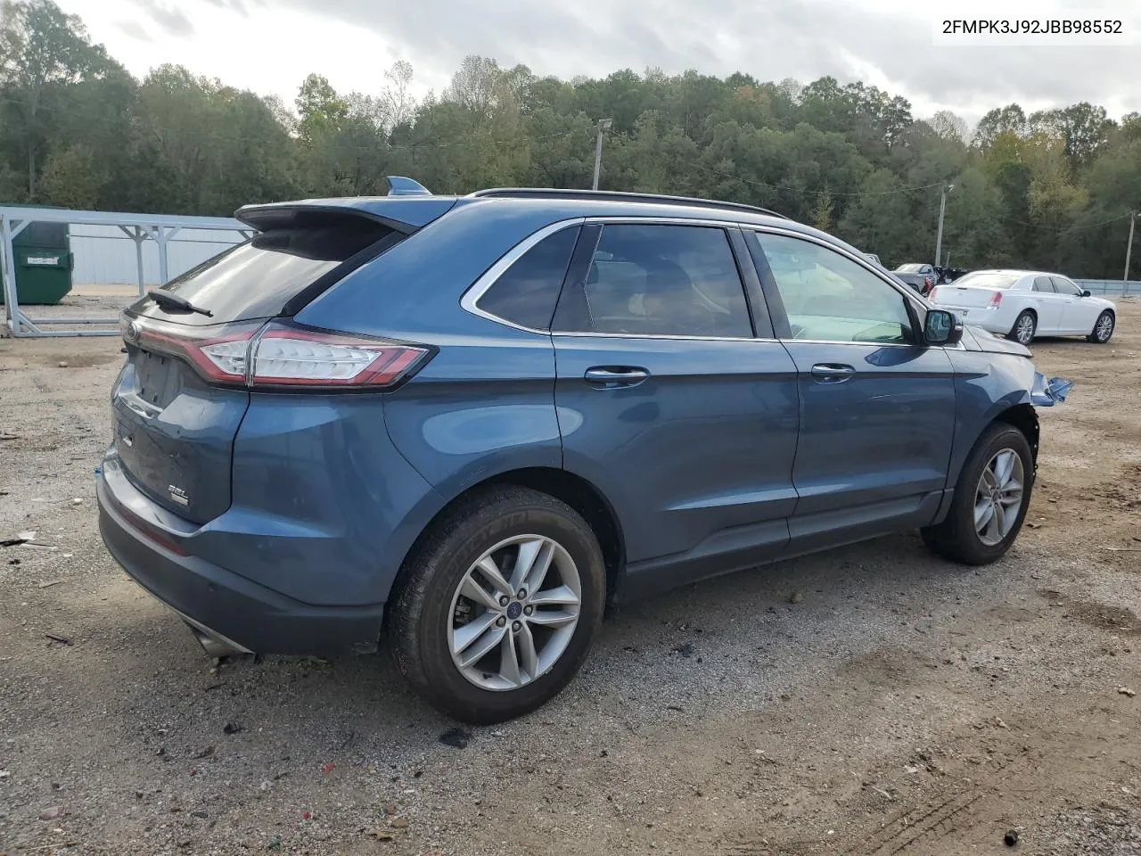 2018 Ford Edge Sel VIN: 2FMPK3J92JBB98552 Lot: 78428574