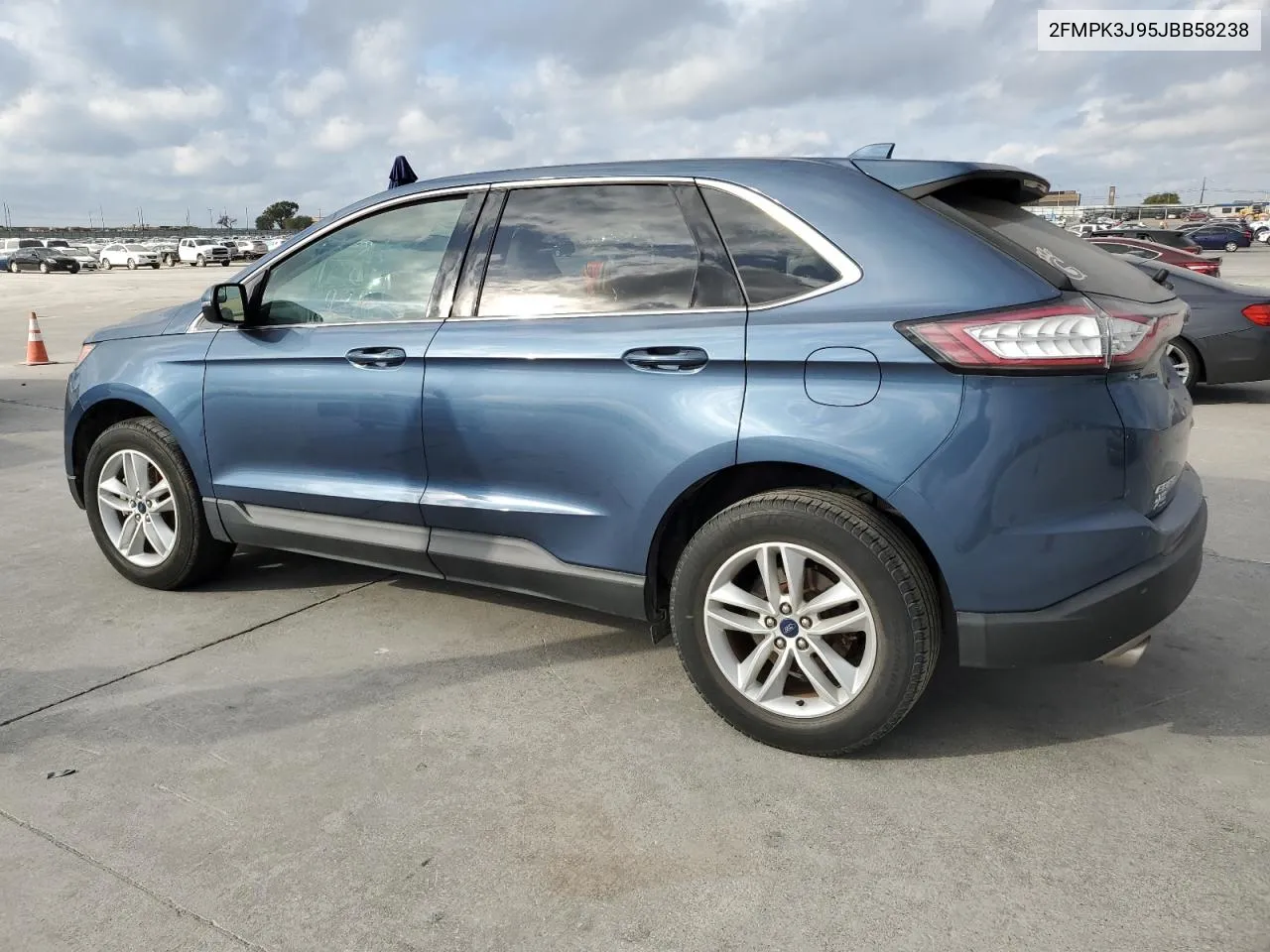 2018 Ford Edge Sel VIN: 2FMPK3J95JBB58238 Lot: 78448534