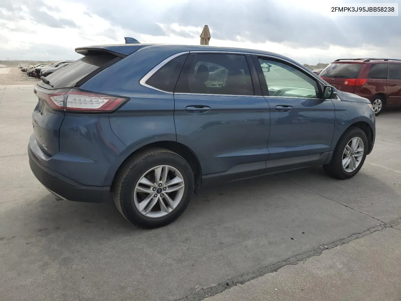 2018 Ford Edge Sel VIN: 2FMPK3J95JBB58238 Lot: 78448534