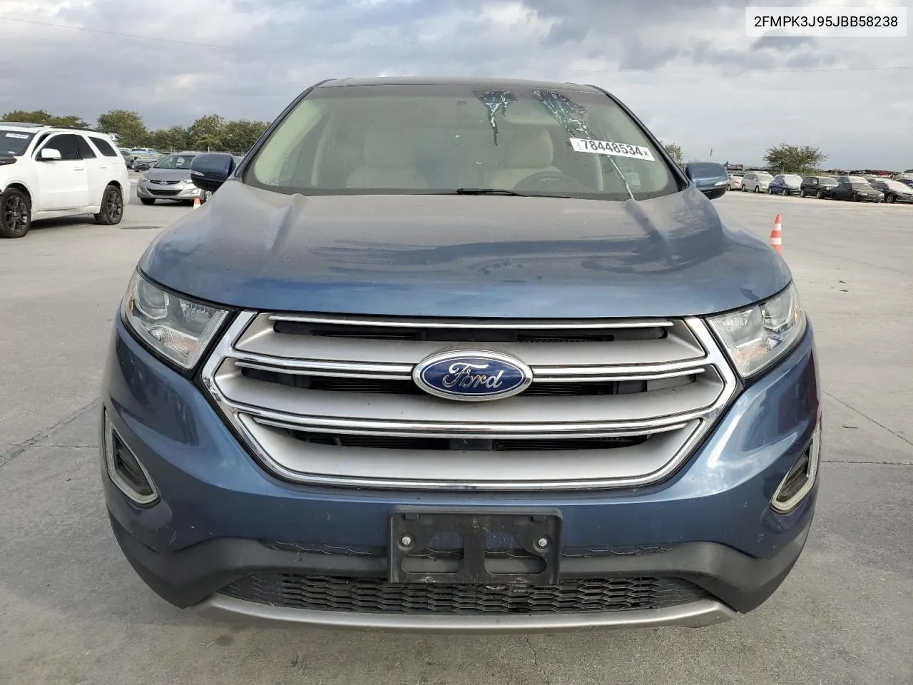 2018 Ford Edge Sel VIN: 2FMPK3J95JBB58238 Lot: 78448534