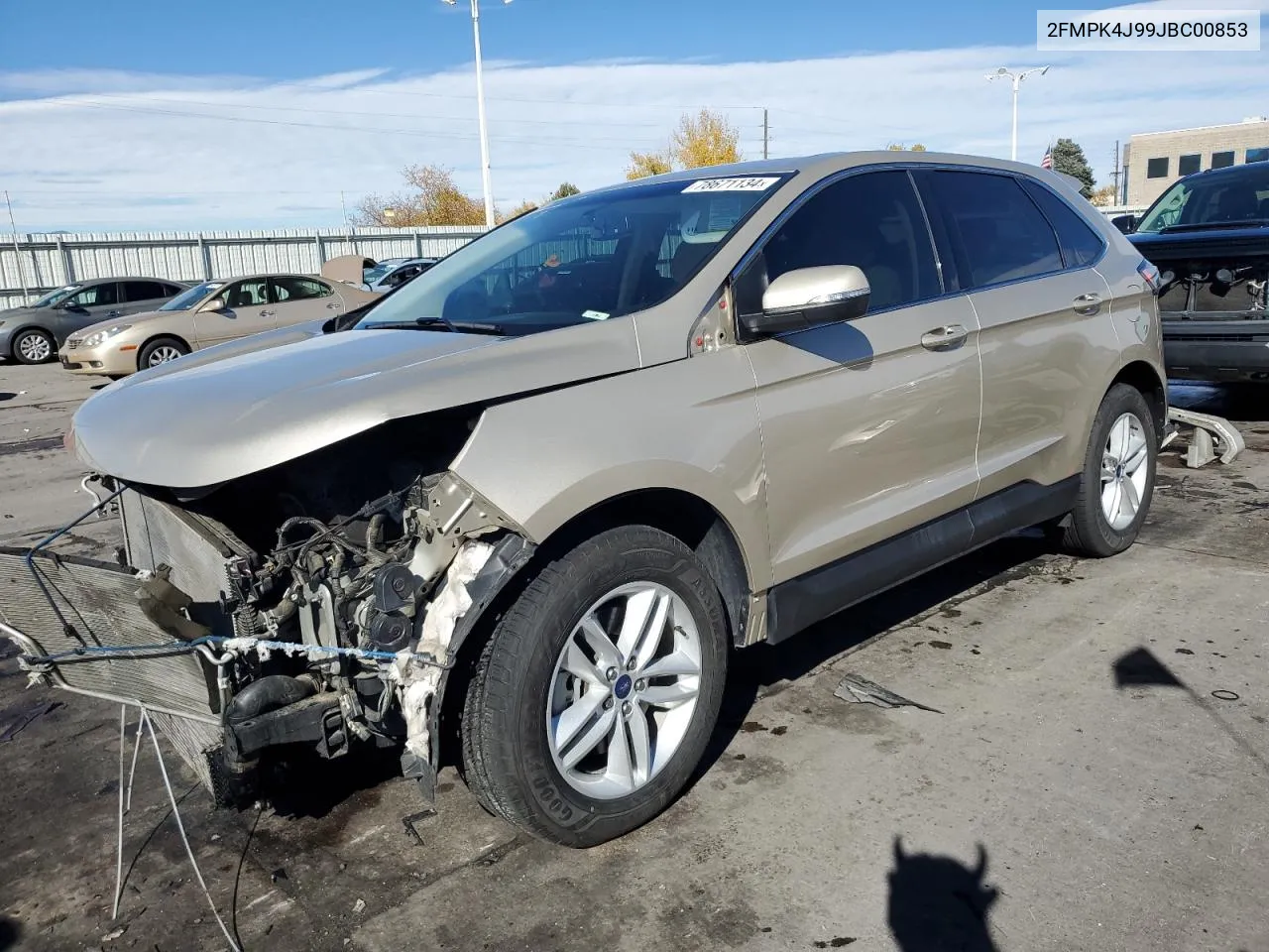 2018 Ford Edge Sel VIN: 2FMPK4J99JBC00853 Lot: 78671134