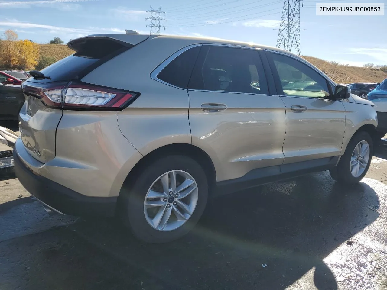 2018 Ford Edge Sel VIN: 2FMPK4J99JBC00853 Lot: 78671134