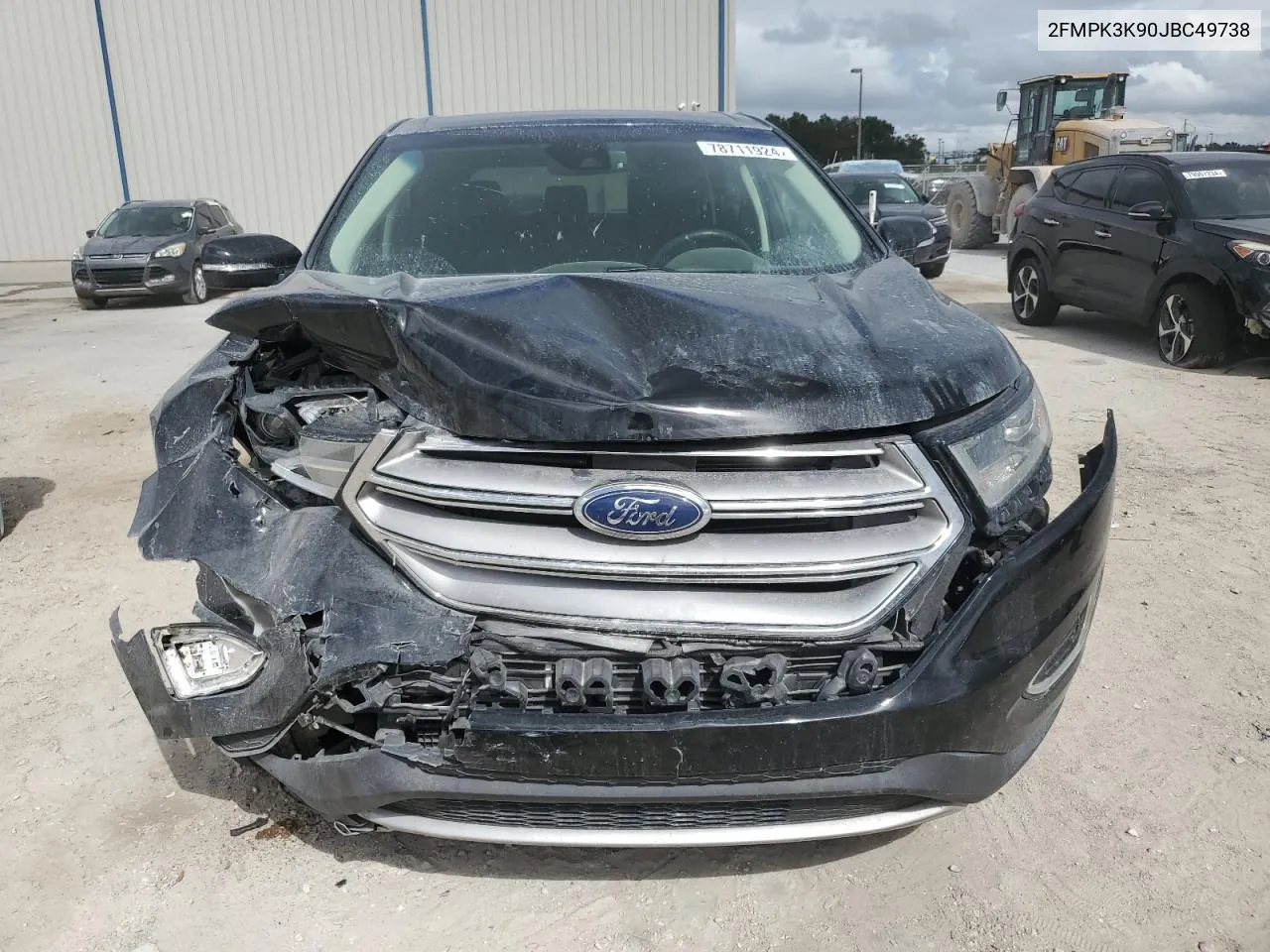 2018 Ford Edge Titanium VIN: 2FMPK3K90JBC49738 Lot: 78711924