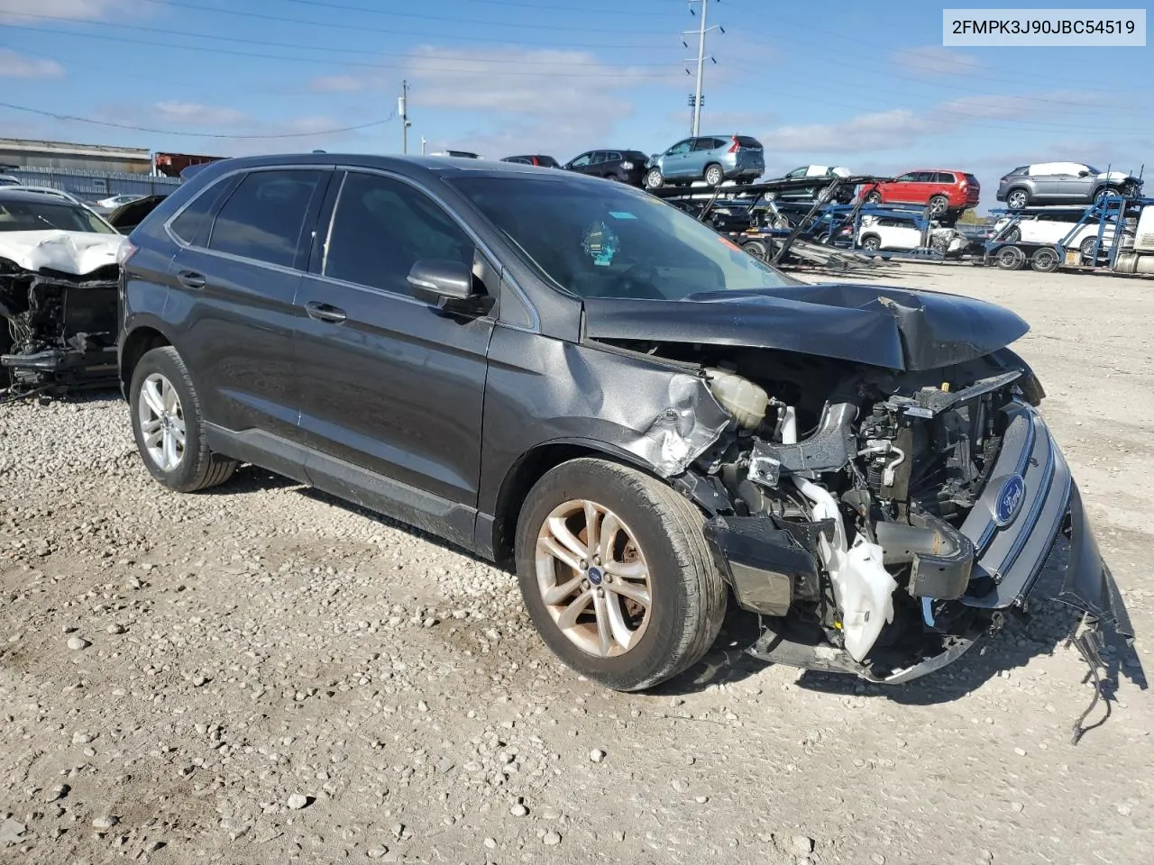 2018 Ford Edge Sel VIN: 2FMPK3J90JBC54519 Lot: 78962484