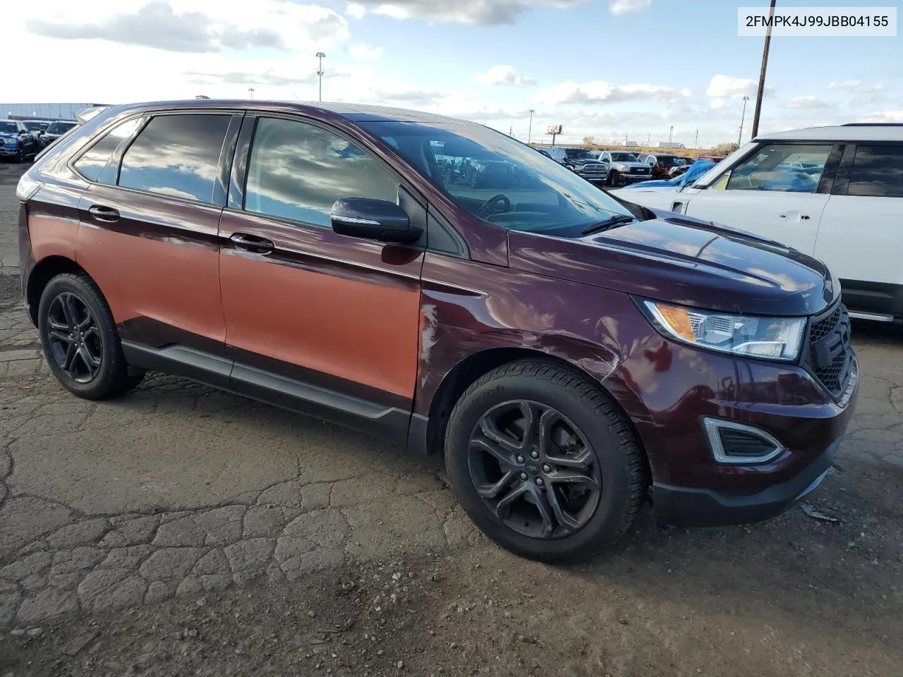 2018 Ford Edge Sel VIN: 2FMPK4J99JBB04155 Lot: 79027504