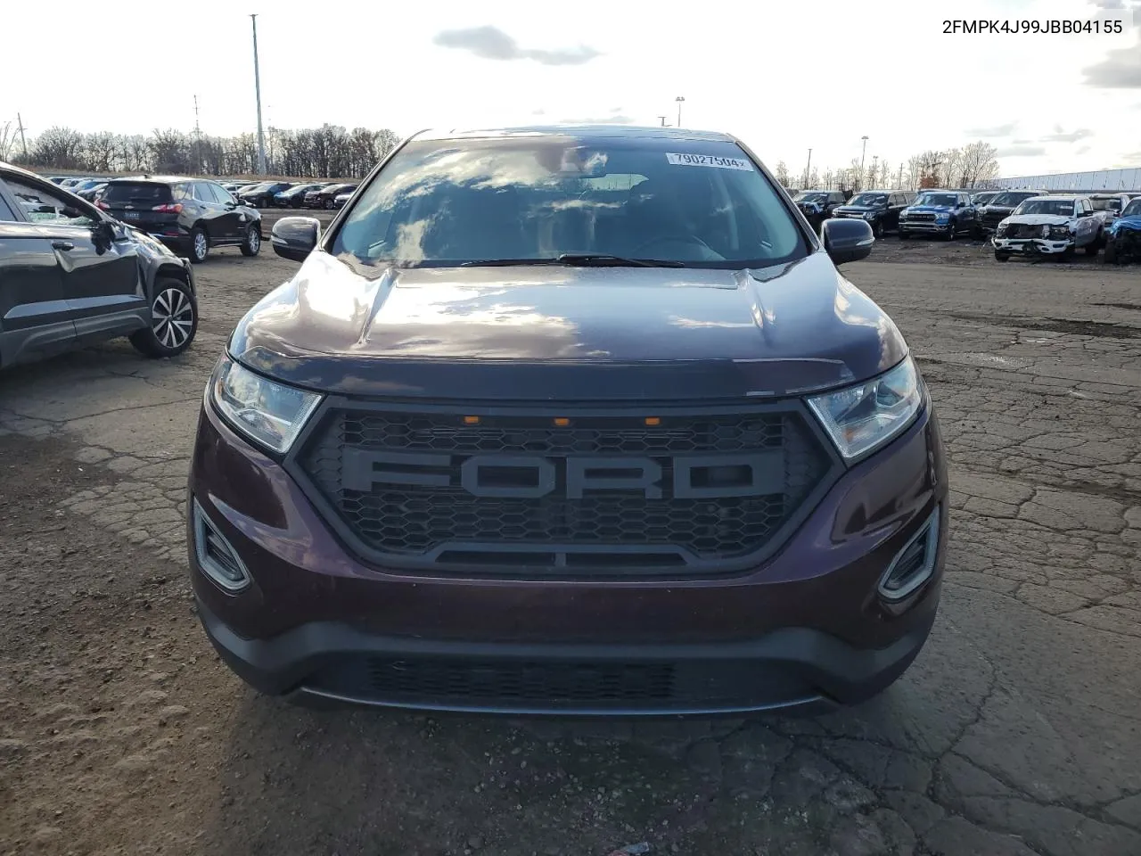 2018 Ford Edge Sel VIN: 2FMPK4J99JBB04155 Lot: 79027504