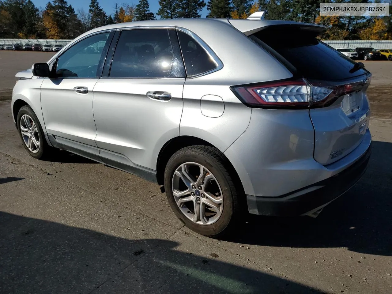 2018 Ford Edge Titanium VIN: 2FMPK3K8XJBB87594 Lot: 79074944