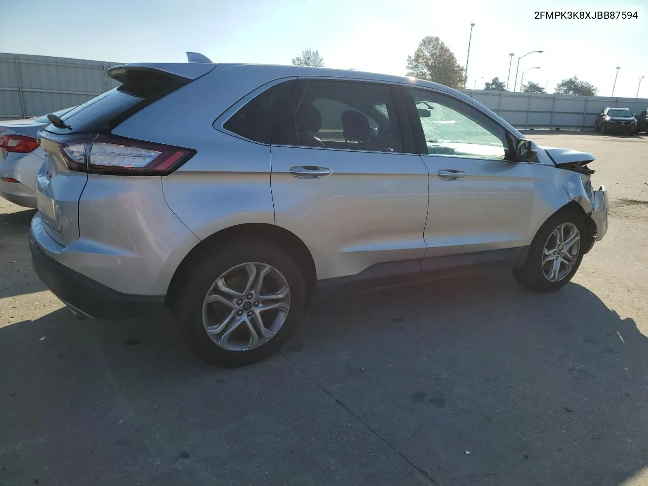 2018 Ford Edge Titanium VIN: 2FMPK3K8XJBB87594 Lot: 79074944