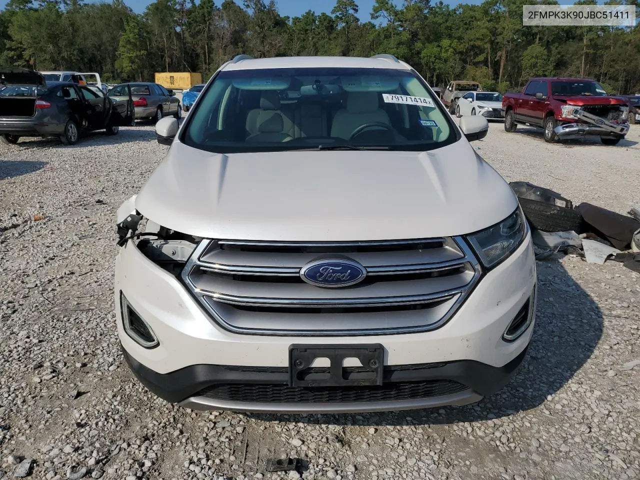 2018 Ford Edge Titanium VIN: 2FMPK3K90JBC51411 Lot: 79171414