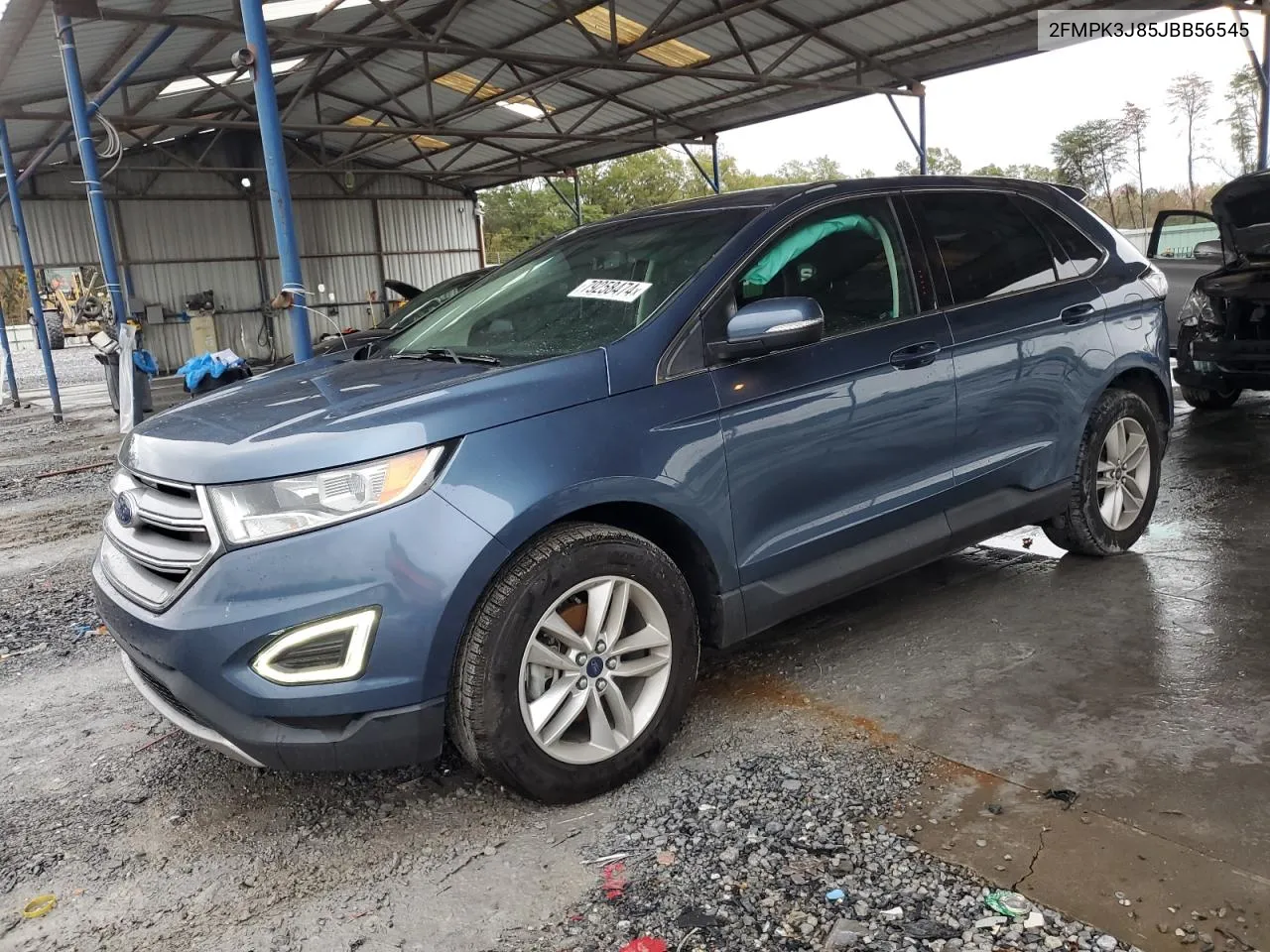 2018 Ford Edge Sel VIN: 2FMPK3J85JBB56545 Lot: 79258474