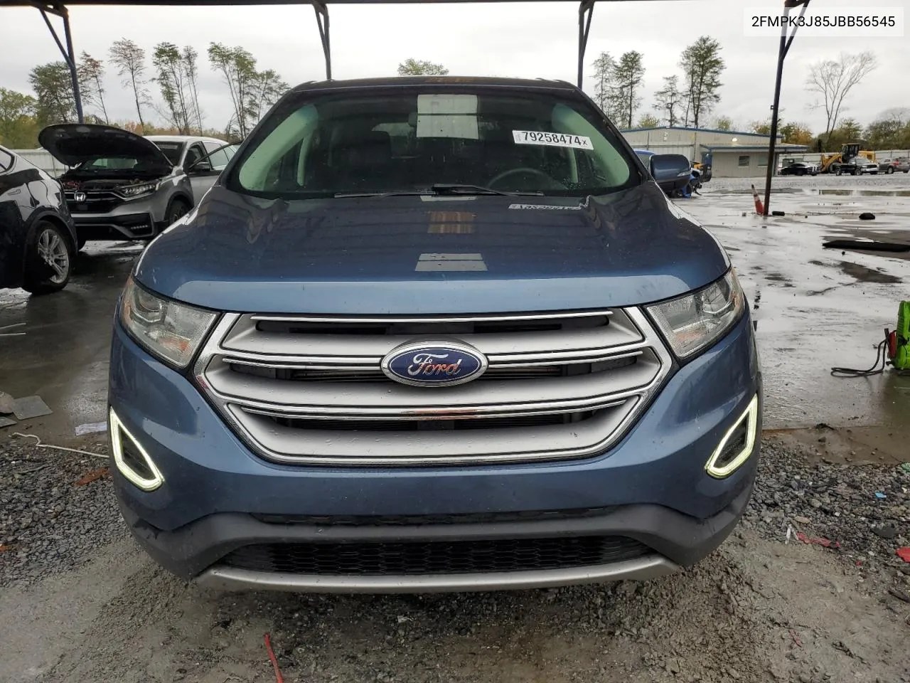 2018 Ford Edge Sel VIN: 2FMPK3J85JBB56545 Lot: 79258474