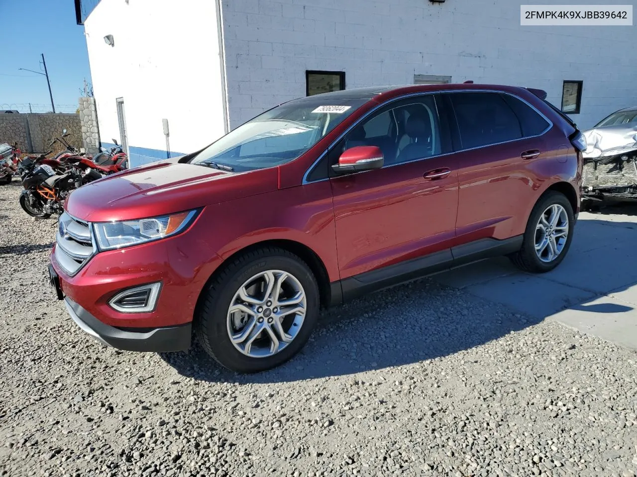 2018 Ford Edge Titanium VIN: 2FMPK4K9XJBB39642 Lot: 79362044