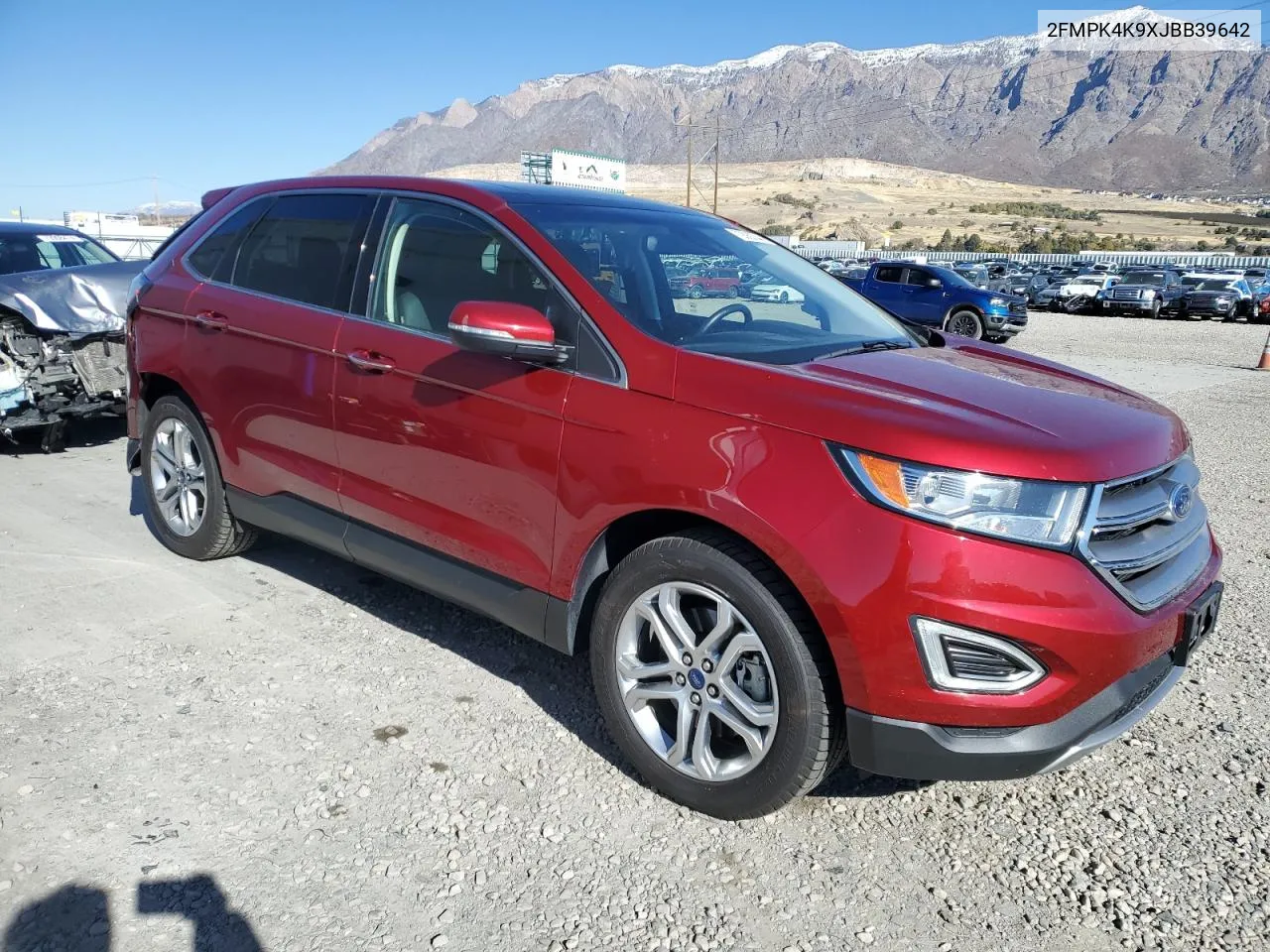 2018 Ford Edge Titanium VIN: 2FMPK4K9XJBB39642 Lot: 79362044