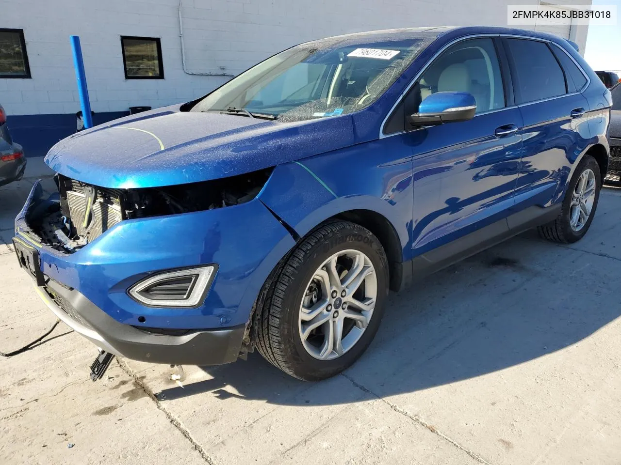 2018 Ford Edge Titanium VIN: 2FMPK4K85JBB31018 Lot: 79601704