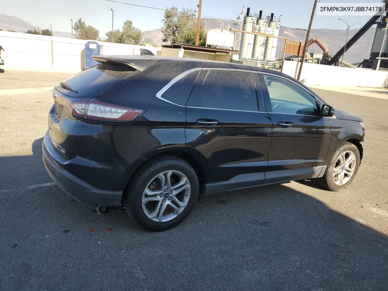 2018 Ford Edge Titanium VIN: 2FMPK3K97JBB74178 Lot: 79700924