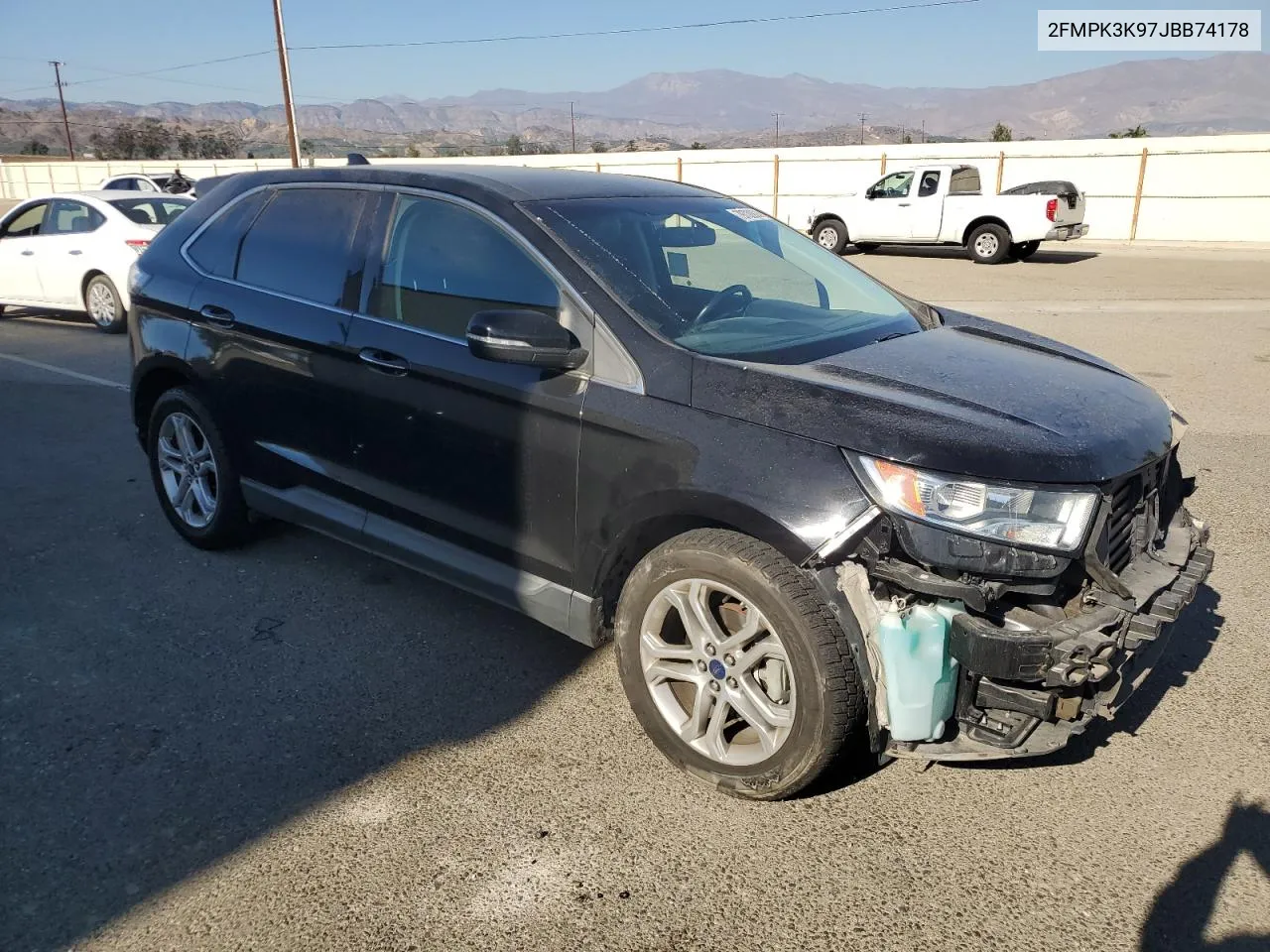 2018 Ford Edge Titanium VIN: 2FMPK3K97JBB74178 Lot: 79700924