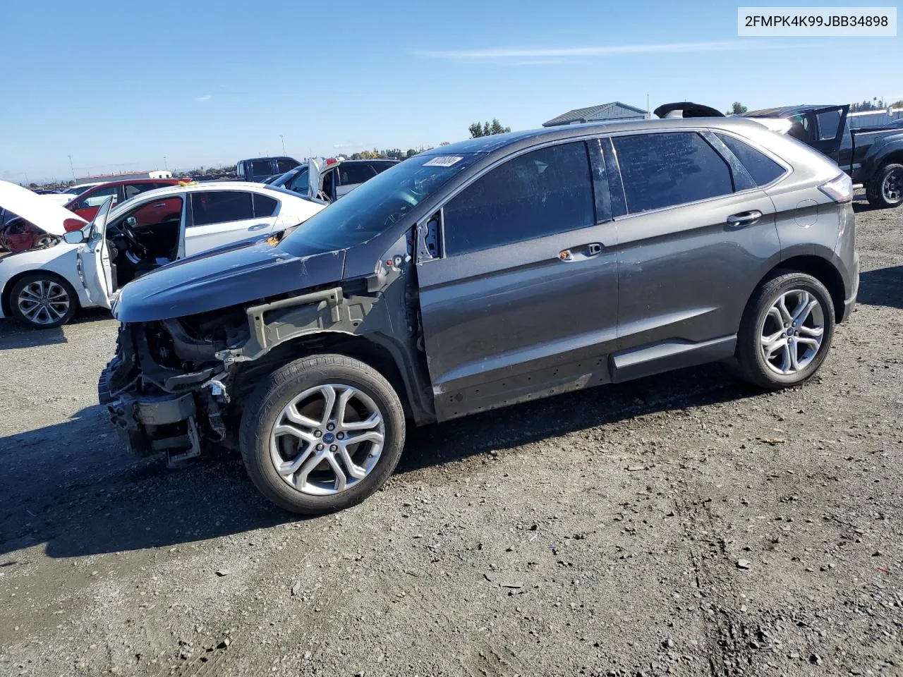 2018 Ford Edge Titanium VIN: 2FMPK4K99JBB34898 Lot: 79706084