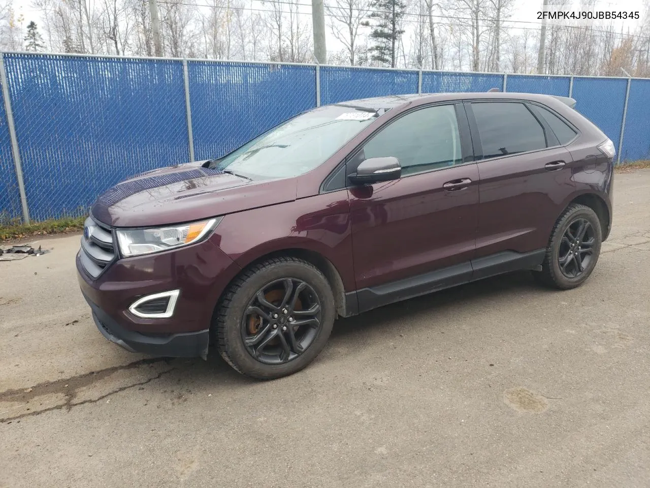 2018 Ford Edge Sel VIN: 2FMPK4J90JBB54345 Lot: 79731014