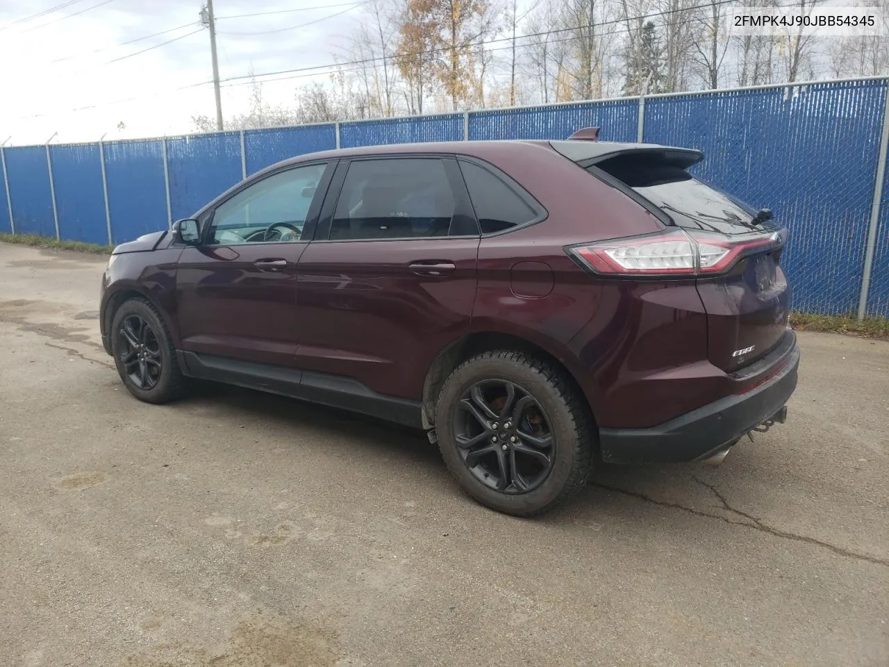 2018 Ford Edge Sel VIN: 2FMPK4J90JBB54345 Lot: 79731014