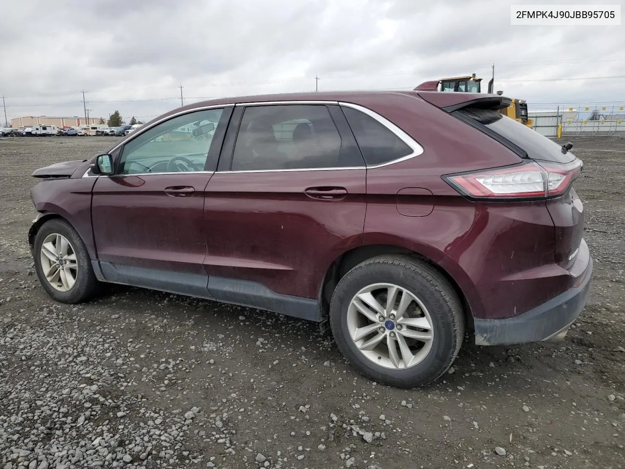 2018 Ford Edge Sel VIN: 2FMPK4J90JBB95705 Lot: 80118044