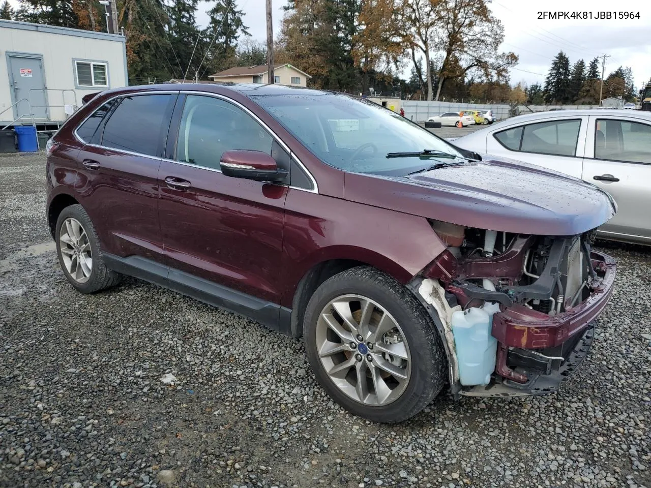 2018 Ford Edge Titanium VIN: 2FMPK4K81JBB15964 Lot: 80159424